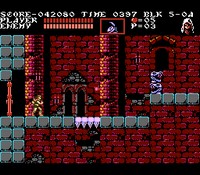 une photo d'Ã©cran de Castlevania 3 - Dracula s Curse sur Nintendo Nes